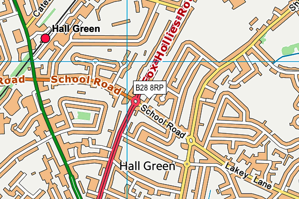 B28 8RP map - OS VectorMap District (Ordnance Survey) B28 8RP map - OS VectorMap District (Ordnance Survey)