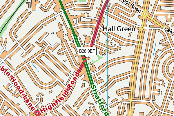 B28 9EF map - OS VectorMap District (Ordnance Survey) B28 9EF map - OS VectorMap District (Ordnance Survey)