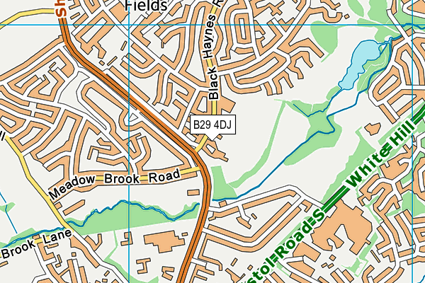 B29 4DJ map - OS VectorMap District (Ordnance Survey) B29 4DJ map - OS VectorMap District (Ordnance Survey)