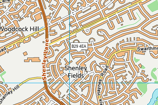 B29 4EA map - OS VectorMap District (Ordnance Survey) B29 4EA map - OS VectorMap District (Ordnance Survey)