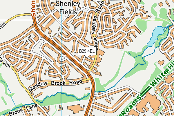 B29 4EL map - OS VectorMap District (Ordnance Survey) B29 4EL map - OS VectorMap District (Ordnance Survey)