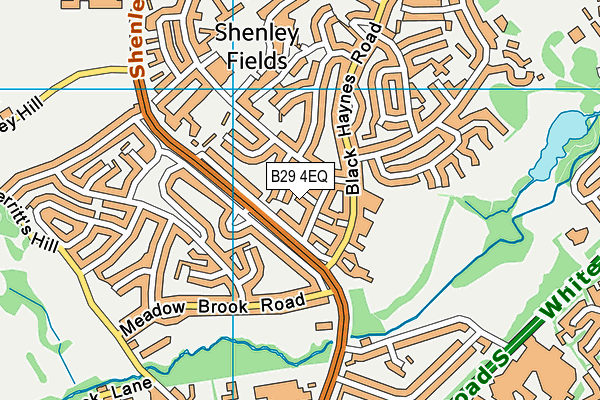 B29 4EQ map - OS VectorMap District (Ordnance Survey) B29 4EQ map - OS VectorMap District (Ordnance Survey)