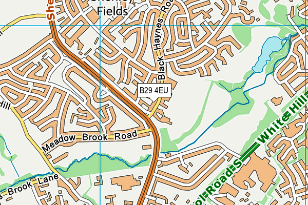 B29 4EU map - OS VectorMap District (Ordnance Survey) B29 4EU map - OS VectorMap District (Ordnance Survey)