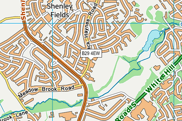 B29 4EW map - OS VectorMap District (Ordnance Survey) B29 4EW map - OS VectorMap District (Ordnance Survey)