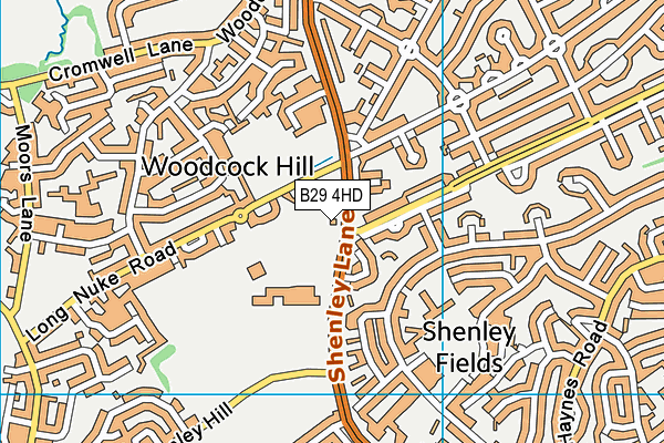 B29 4HD map - OS VectorMap District (Ordnance Survey) B29 4HD map - OS VectorMap District (Ordnance Survey)