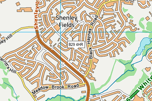 B29 4HR map - OS VectorMap District (Ordnance Survey) B29 4HR map - OS VectorMap District (Ordnance Survey)