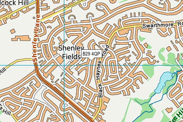 B29 4QP map - OS VectorMap District (Ordnance Survey) B29 4QP map - OS VectorMap District (Ordnance Survey)