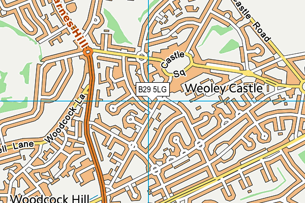 B29 5LG map - OS VectorMap District (Ordnance Survey) B29 5LG map - OS VectorMap District (Ordnance Survey)
