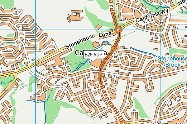 B29 5UP map - OS VectorMap District (Ordnance Survey) B29 5UP map - OS VectorMap District (Ordnance Survey)