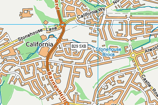 B29 5XB map - OS VectorMap District (Ordnance Survey) B29 5XB map - OS VectorMap District (Ordnance Survey)