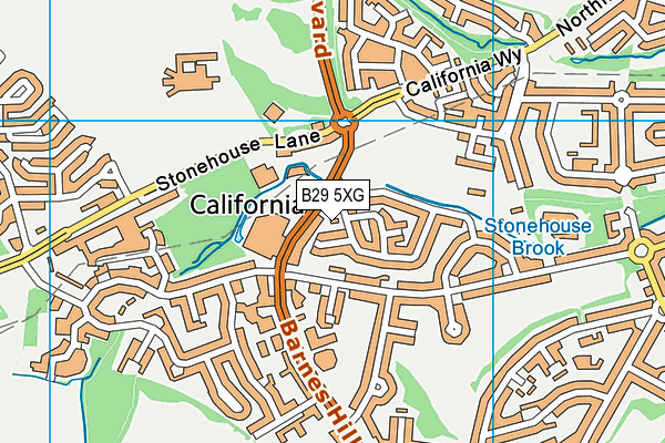 B29 5XG map - OS VectorMap District (Ordnance Survey) B29 5XG map - OS VectorMap District (Ordnance Survey)