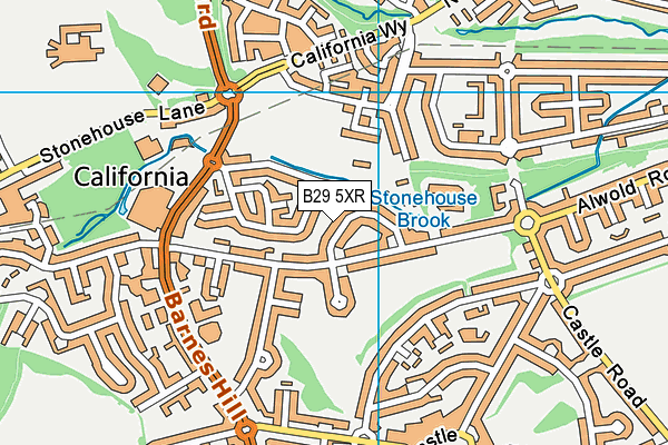 B29 5XR map - OS VectorMap District (Ordnance Survey) B29 5XR map - OS VectorMap District (Ordnance Survey)