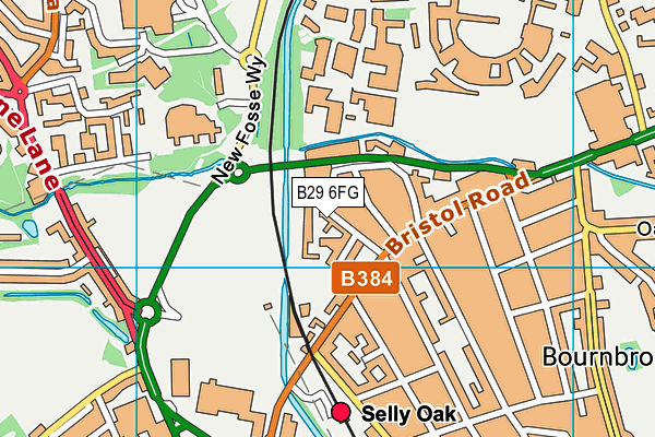 B29 6FG map - OS VectorMap District (Ordnance Survey) B29 6FG map - OS VectorMap District (Ordnance Survey)
