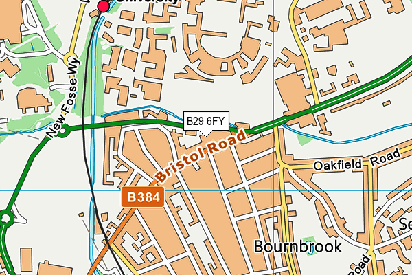 B29 6FY map - OS VectorMap District (Ordnance Survey) B29 6FY map - OS VectorMap District (Ordnance Survey)