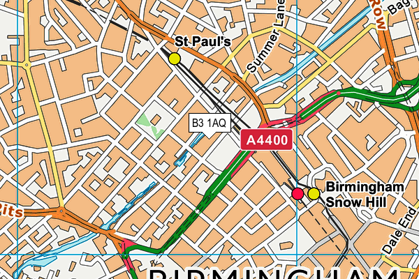 B3 1AQ map - OS VectorMap District (Ordnance Survey) B3 1AQ map - OS VectorMap District (Ordnance Survey)