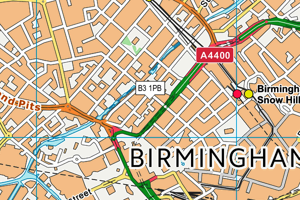B3 1PB map - OS VectorMap District (Ordnance Survey) B3 1PB map - OS VectorMap District (Ordnance Survey)