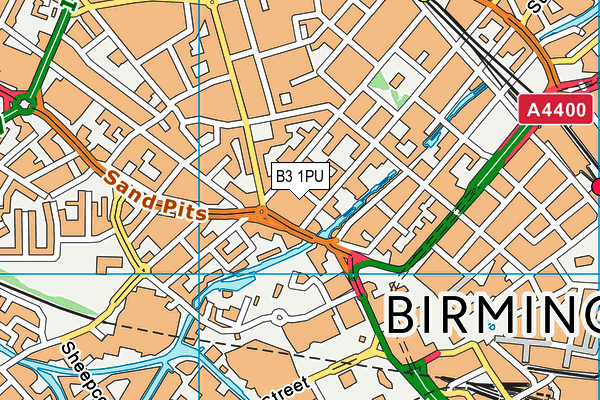 B3 1PU map - OS VectorMap District (Ordnance Survey) B3 1PU map - OS VectorMap District (Ordnance Survey)