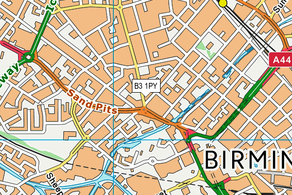 B3 1PY map - OS VectorMap District (Ordnance Survey) B3 1PY map - OS VectorMap District (Ordnance Survey)