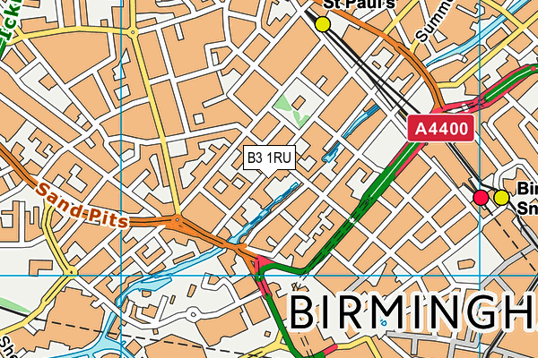 B3 1RU map - OS VectorMap District (Ordnance Survey) B3 1RU map - OS VectorMap District (Ordnance Survey)