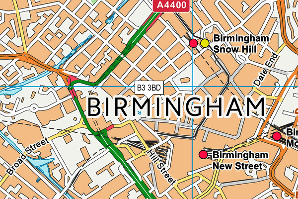 B3 3BD map - OS VectorMap District (Ordnance Survey) B3 3BD map - OS VectorMap District (Ordnance Survey)