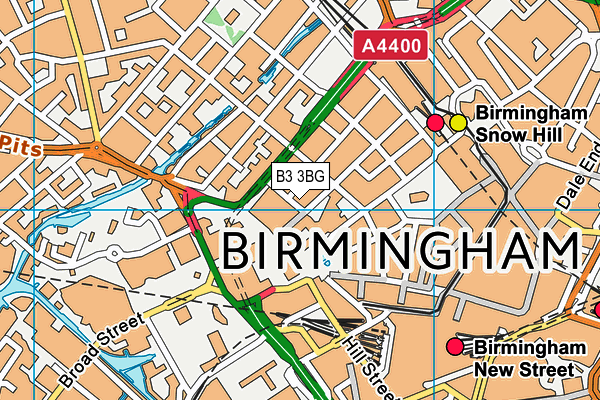 B3 3BG map - OS VectorMap District (Ordnance Survey) B3 3BG map - OS VectorMap District (Ordnance Survey)