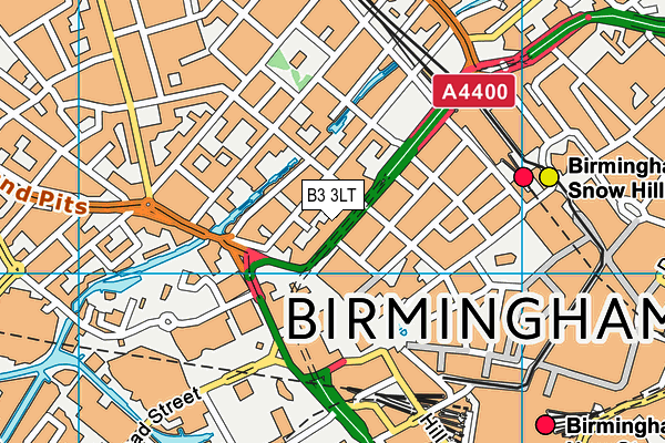 B3 3LT map - OS VectorMap District (Ordnance Survey) B3 3LT map - OS VectorMap District (Ordnance Survey)