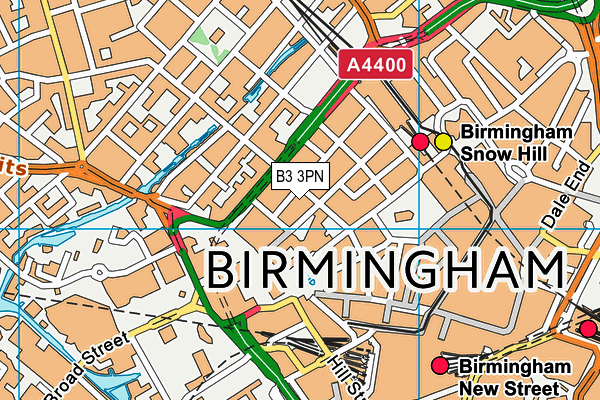 B3 3PN map - OS VectorMap District (Ordnance Survey) B3 3PN map - OS VectorMap District (Ordnance Survey)