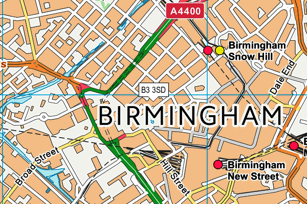 B3 3SD map - OS VectorMap District (Ordnance Survey) B3 3SD map - OS VectorMap District (Ordnance Survey)