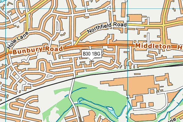 B30 1BG map - OS VectorMap District (Ordnance Survey) B30 1BG map - OS VectorMap District (Ordnance Survey)