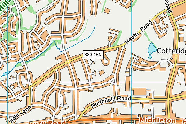 B30 1EN map - OS VectorMap District (Ordnance Survey) B30 1EN map - OS VectorMap District (Ordnance Survey)