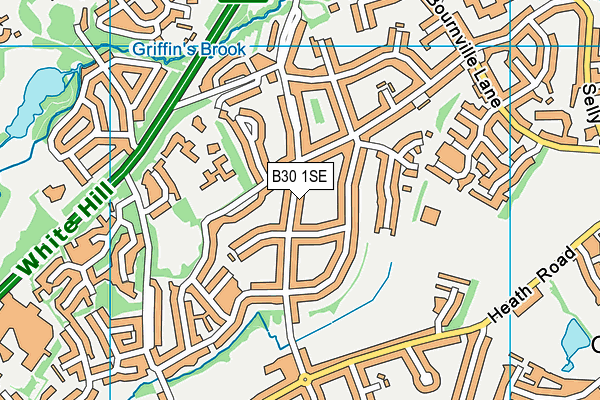 B30 1SE map - OS VectorMap District (Ordnance Survey) B30 1SE map - OS VectorMap District (Ordnance Survey)