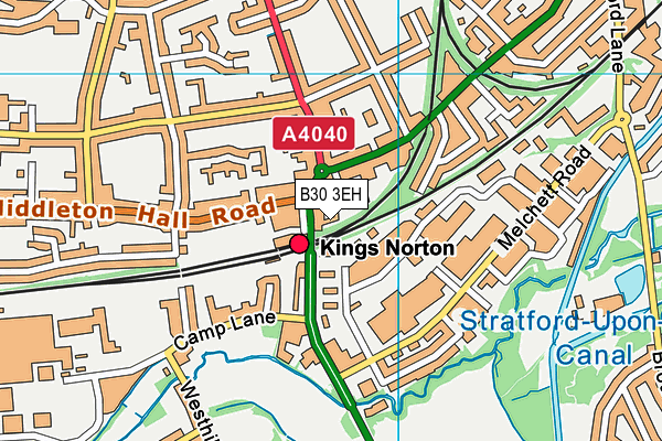 B30 3EH map - OS VectorMap District (Ordnance Survey) B30 3EH map - OS VectorMap District (Ordnance Survey)