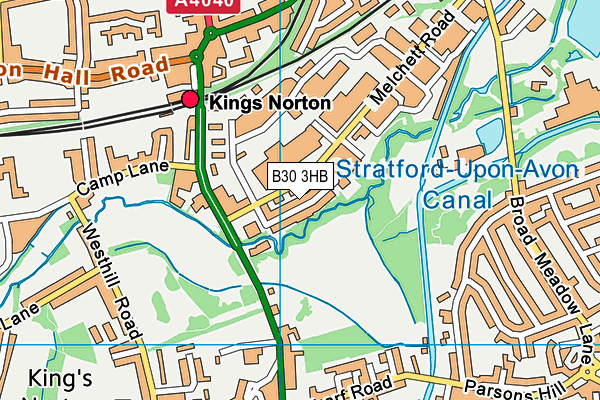 B30 3HB map - OS VectorMap District (Ordnance Survey) B30 3HB map - OS VectorMap District (Ordnance Survey)