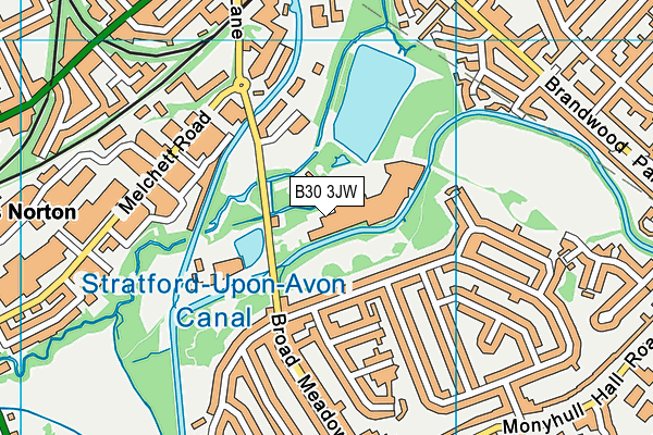 B30 3JW map - OS VectorMap District (Ordnance Survey) B30 3JW map - OS VectorMap District (Ordnance Survey)