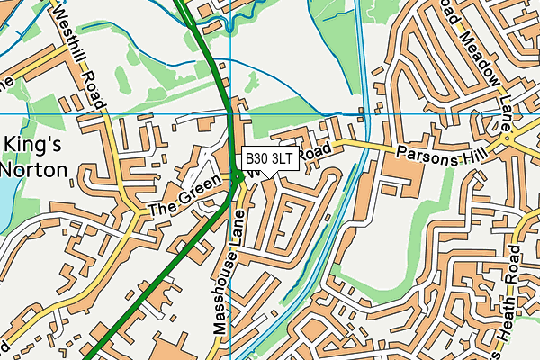 B30 3LT map - OS VectorMap District (Ordnance Survey) B30 3LT map - OS VectorMap District (Ordnance Survey)