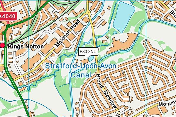 B30 3NU map - OS VectorMap District (Ordnance Survey) B30 3NU map - OS VectorMap District (Ordnance Survey)
