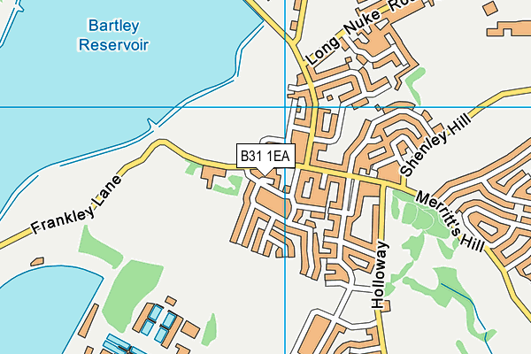 B31 1EA map - OS VectorMap District (Ordnance Survey) B31 1EA map - OS VectorMap District (Ordnance Survey)