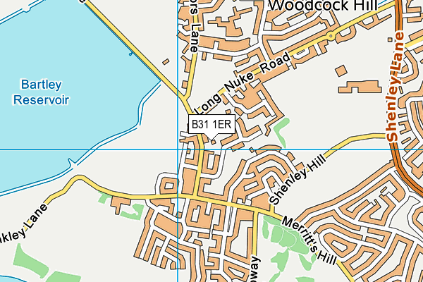 B31 1ER map - OS VectorMap District (Ordnance Survey) B31 1ER map - OS VectorMap District (Ordnance Survey)
