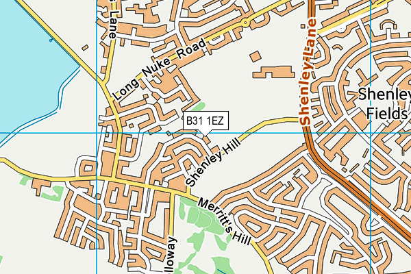 B31 1EZ map - OS VectorMap District (Ordnance Survey) B31 1EZ map - OS VectorMap District (Ordnance Survey)