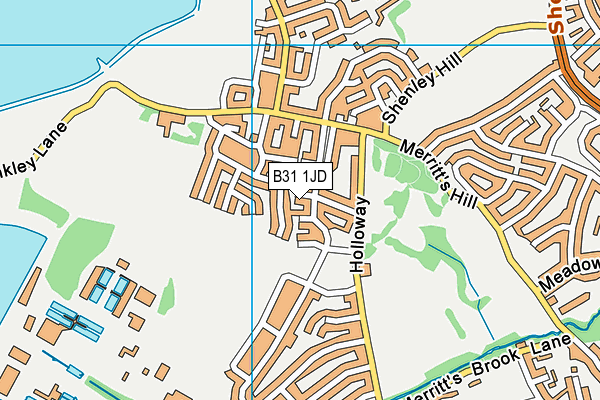 B31 1JD map - OS VectorMap District (Ordnance Survey) B31 1JD map - OS VectorMap District (Ordnance Survey)