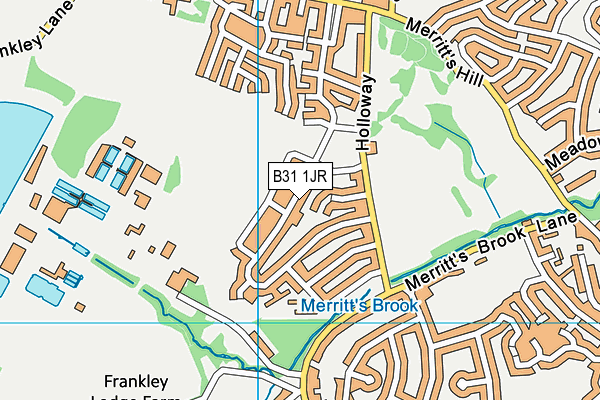 B31 1JR map - OS VectorMap District (Ordnance Survey) B31 1JR map - OS VectorMap District (Ordnance Survey)