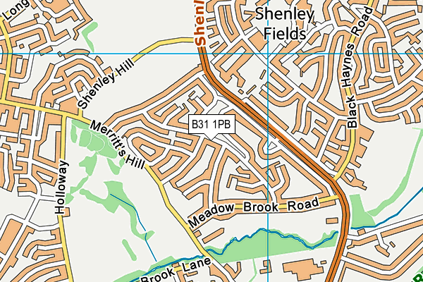 B31 1PB map - OS VectorMap District (Ordnance Survey) B31 1PB map - OS VectorMap District (Ordnance Survey)
