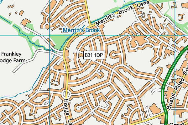B31 1QP map - OS VectorMap District (Ordnance Survey) B31 1QP map - OS VectorMap District (Ordnance Survey)