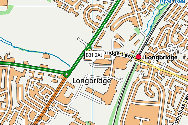 B31 2AJ map - OS VectorMap District (Ordnance Survey) B31 2AJ map - OS VectorMap District (Ordnance Survey)