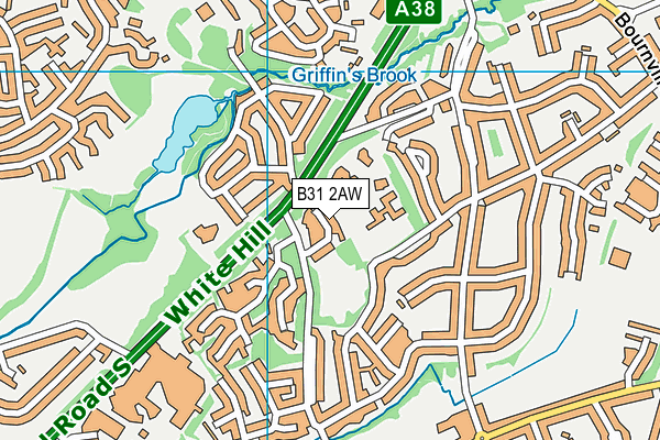 B31 2AW map - OS VectorMap District (Ordnance Survey) B31 2AW map - OS VectorMap District (Ordnance Survey)