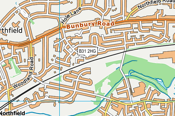 B31 2HG map - OS VectorMap District (Ordnance Survey) B31 2HG map - OS VectorMap District (Ordnance Survey)