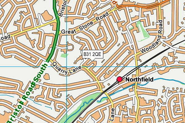 B31 2QE map - OS VectorMap District (Ordnance Survey) B31 2QE map - OS VectorMap District (Ordnance Survey)