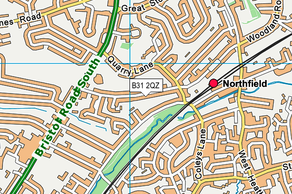 B31 2QZ map - OS VectorMap District (Ordnance Survey) B31 2QZ map - OS VectorMap District (Ordnance Survey)