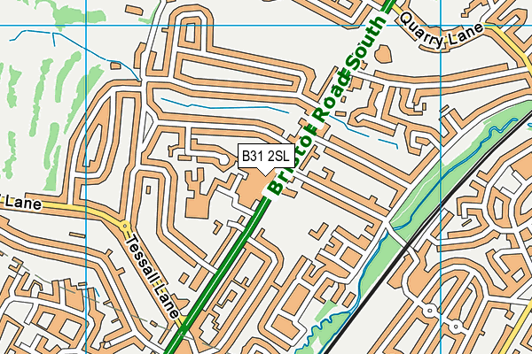B31 2SL map - OS VectorMap District (Ordnance Survey) B31 2SL map - OS VectorMap District (Ordnance Survey)