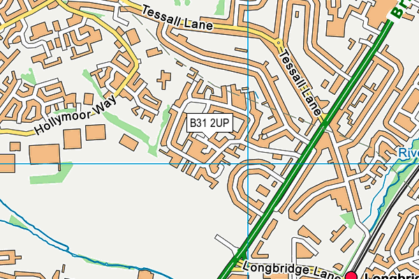 B31 2UP map - OS VectorMap District (Ordnance Survey) B31 2UP map - OS VectorMap District (Ordnance Survey)